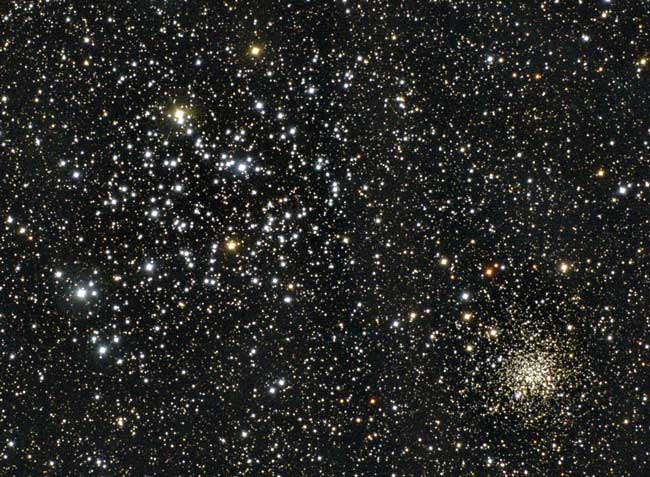 Les amas ouverts M 35 et NGC 2158 