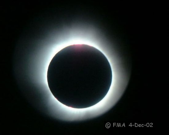 Eclipse solaire au Zimbabwe