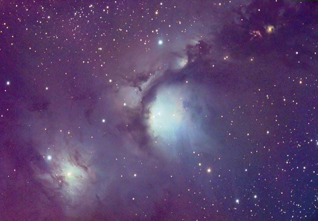 Les nuages de poussière réfléchissants d\'Orion