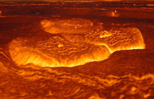 L\'ancienne surface fondue de Vénus