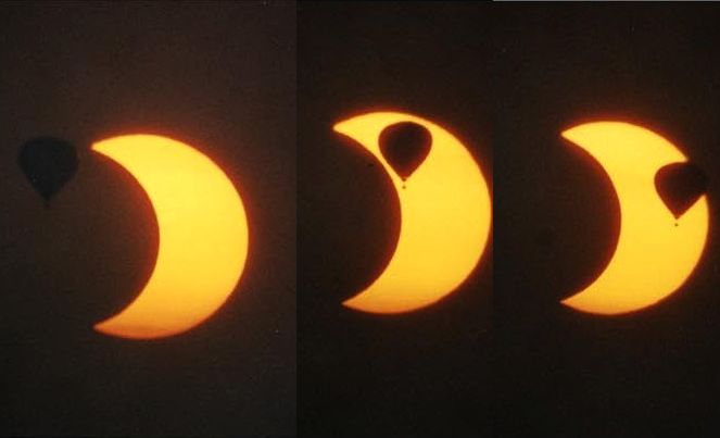 Soleil, Lune et ballon à air chaud
