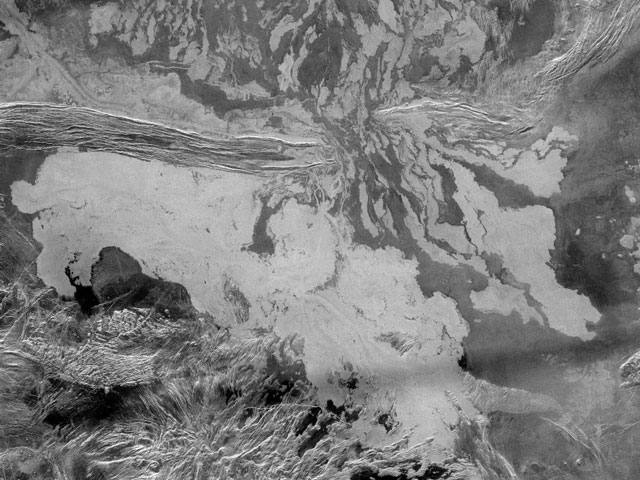 Coulées de lave sur Vénus 