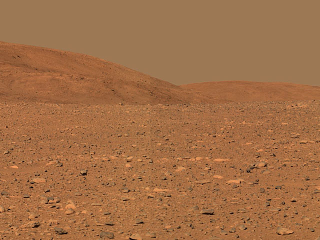 Le rover Spirit arrive aux collines Columbia de Mars 
