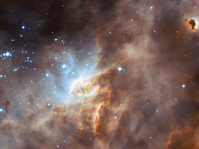 N11B : un nuage d\'étoile dans le Grand Nuage de Magellan