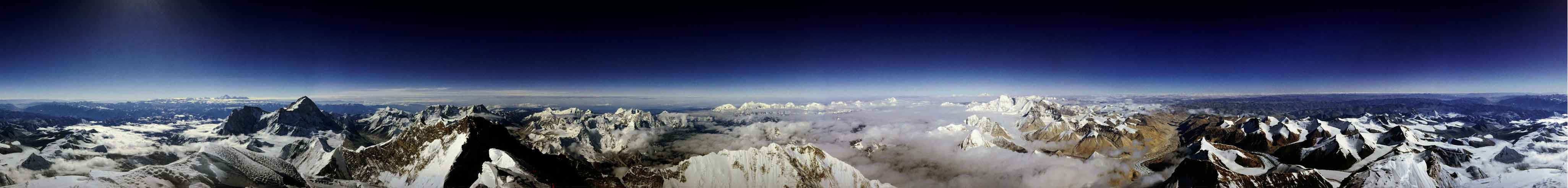 La vue depuis l\'Everest
