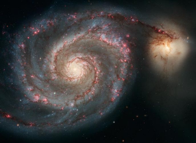 M51, tourbillon cosmique