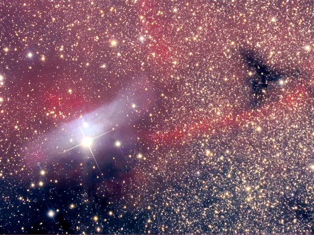 Tourbillons et étoiles dans IC 4678