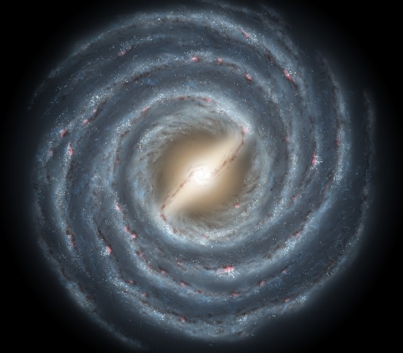La spirale barrée de la Voie Lactée