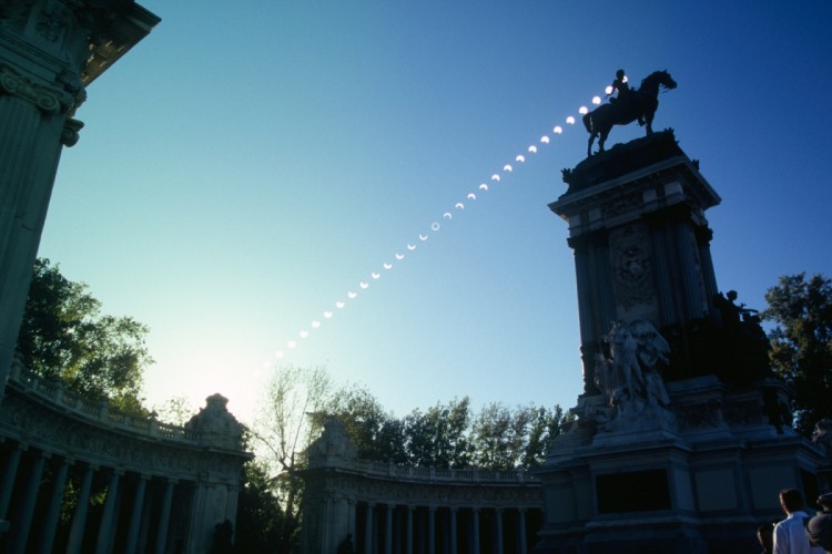 Eclipse à Madrid