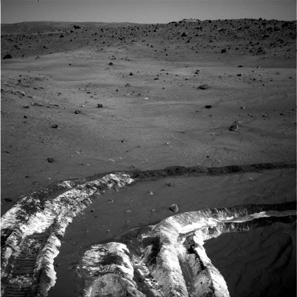 Inhabituel sol clair sur Mars