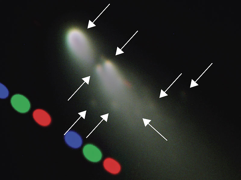 La comète en désagrégation Schwassmann-Wachmann 3 approche