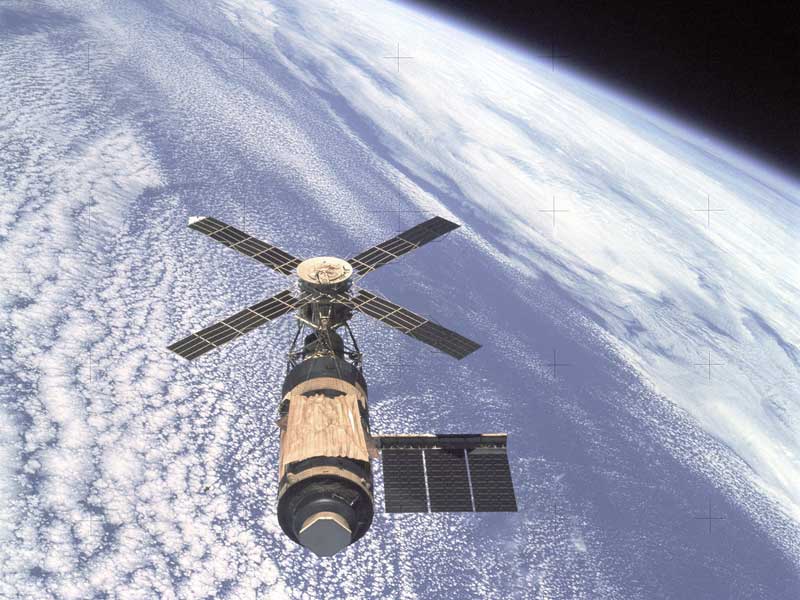 Skylab au-dessus de la Terre
