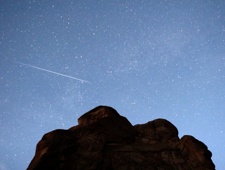 Poussière de comète au-dessus du Colorado