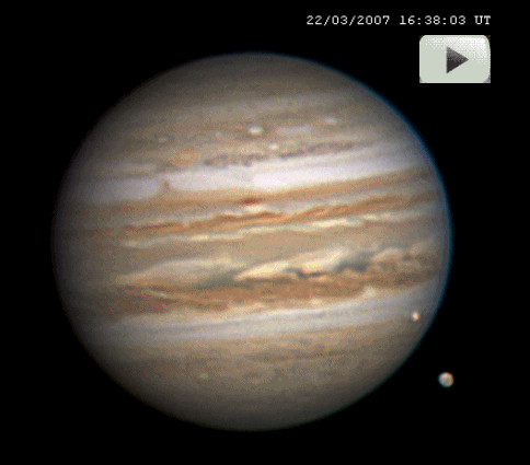 Jupiter et ses lunes font leur cinéma