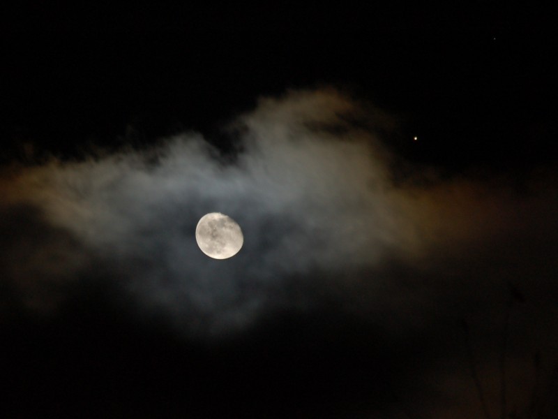 La Lune et Mars ce soir