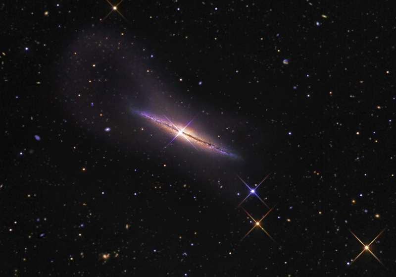 NGC 4013 et le courant de marée