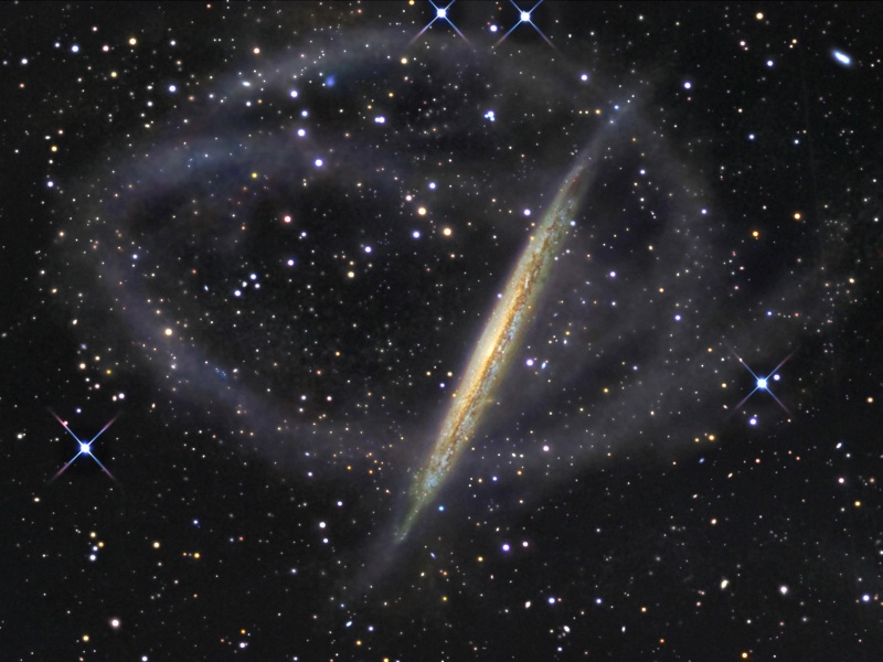 Les courants d’étoiles de NGC 5907