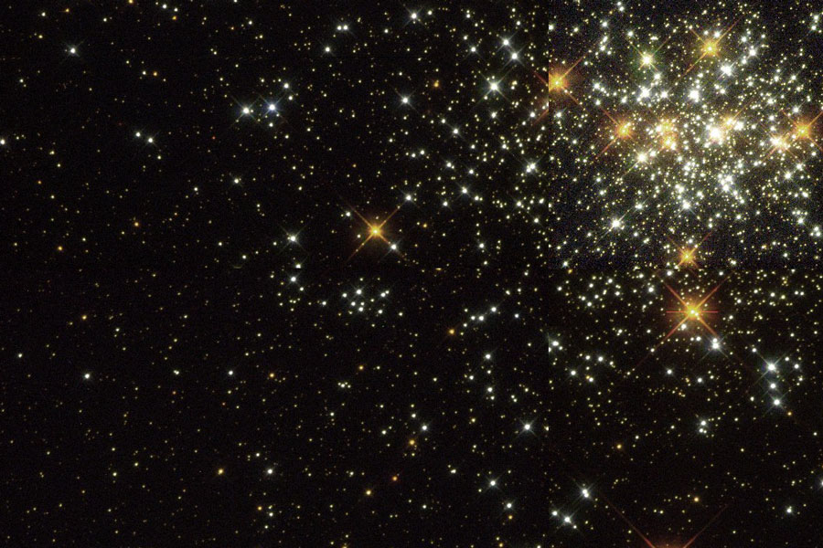 NGC 1818, jeune amas globulaire