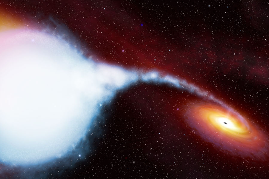 Cygnus X-1, aspirant trou noir