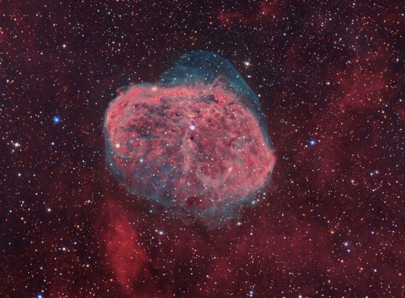 NGC 6888, la nébuleuse du Croissant