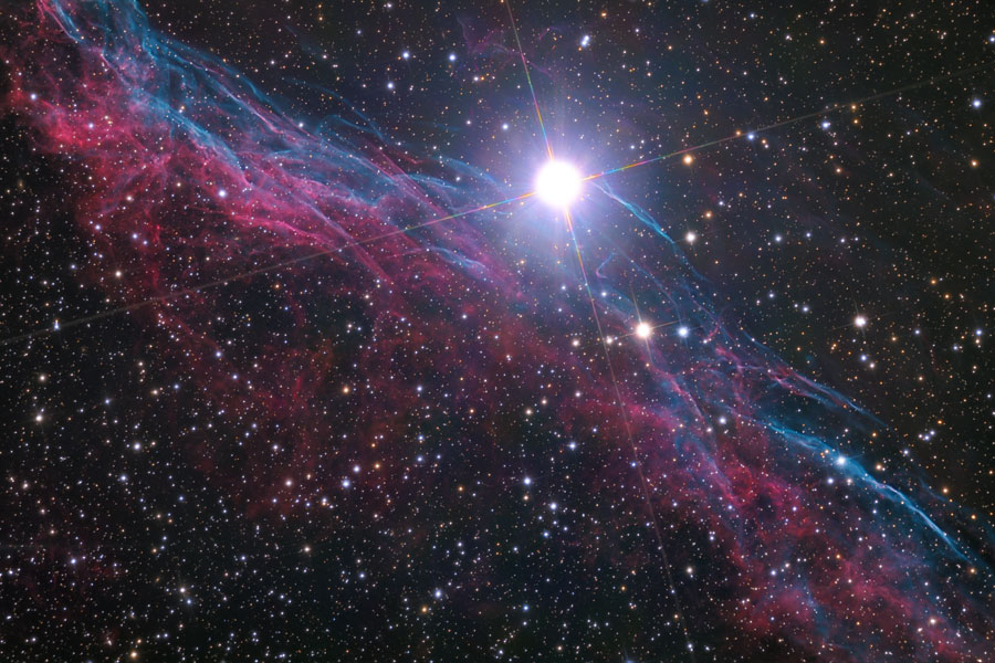 NGC 6960, la nébuleuse du Balai de Sorcière