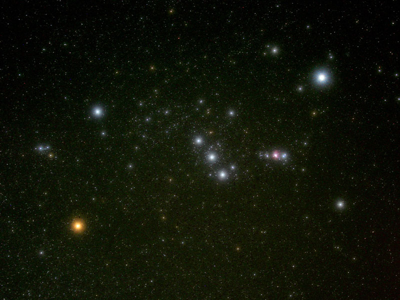 Orion vue par un appareil photo