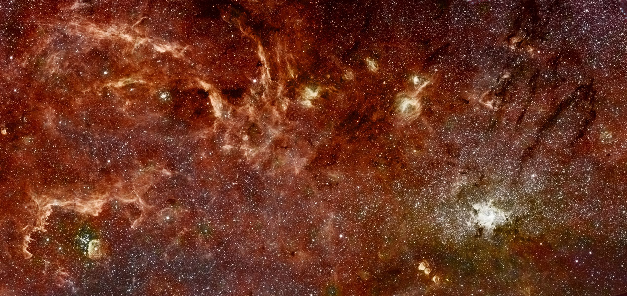 Le centre galactique en infrarouge