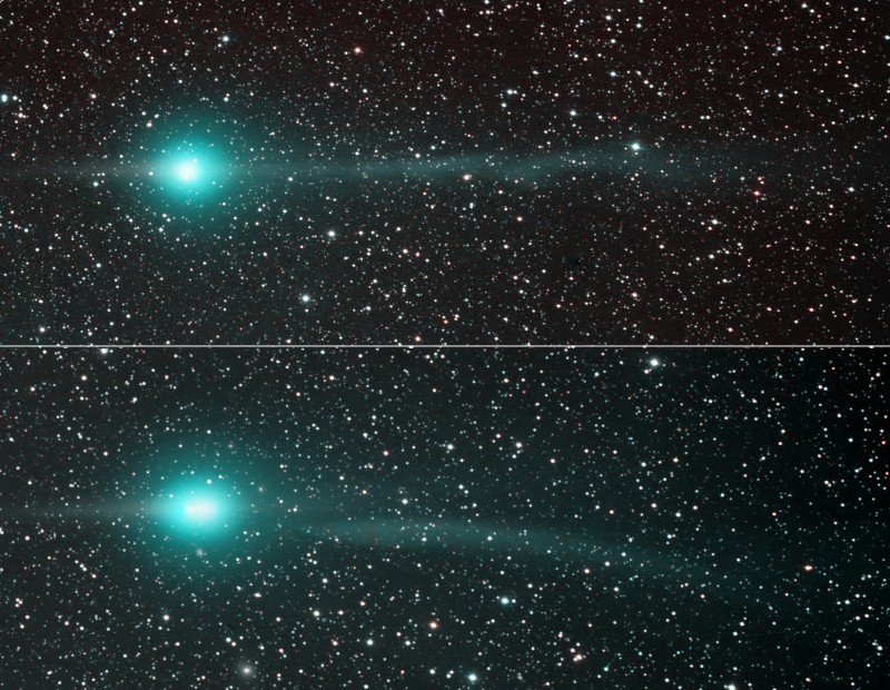 La comète Lulin perd sa queue