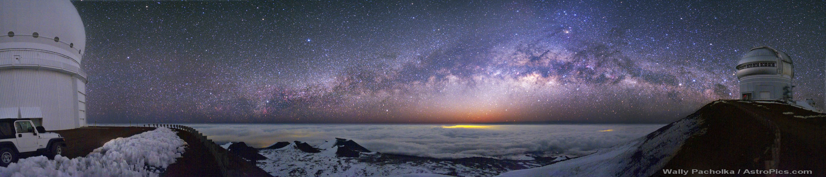 Panorama au sommet du Mauna Kea