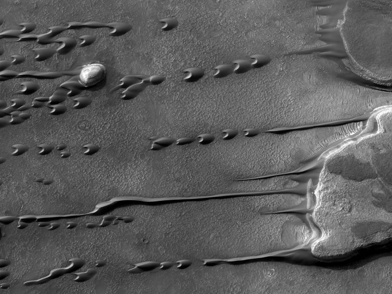 Barkhanes sur Mars