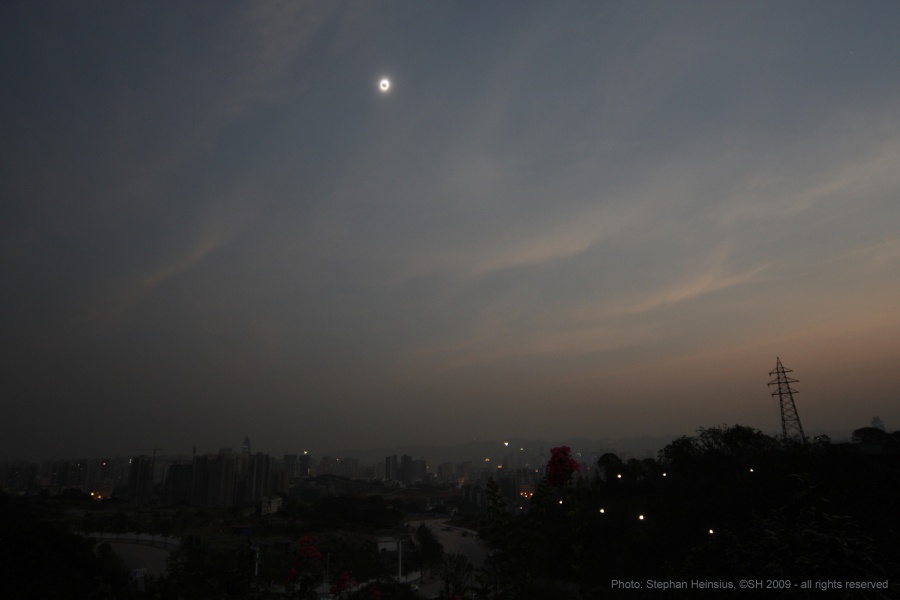 Grande éclipse sur l’immense Chine
