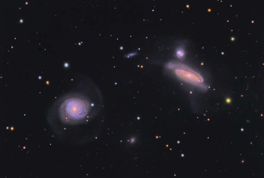 Le groupe de galaxies de NGC 7771