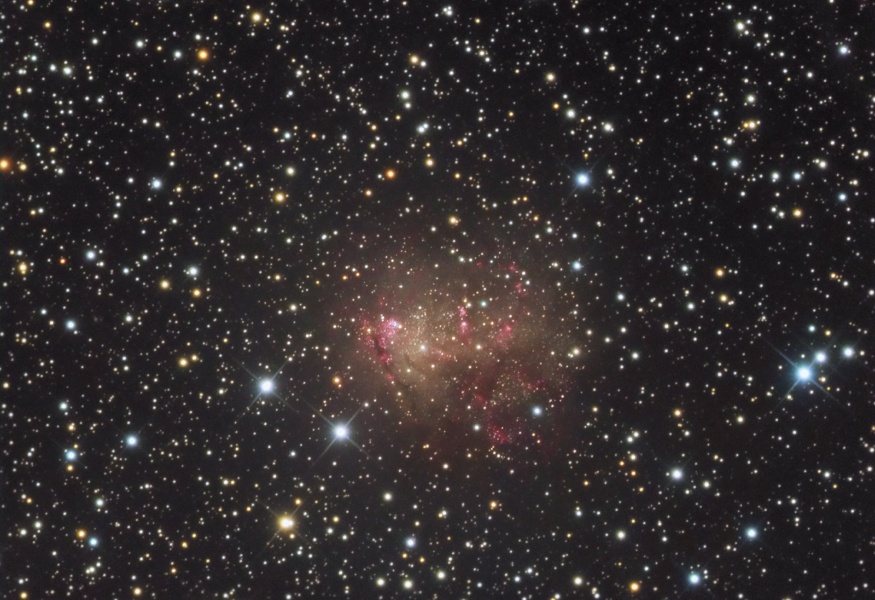 IC 10, galaxie à sursaut de formation d\'étoiles