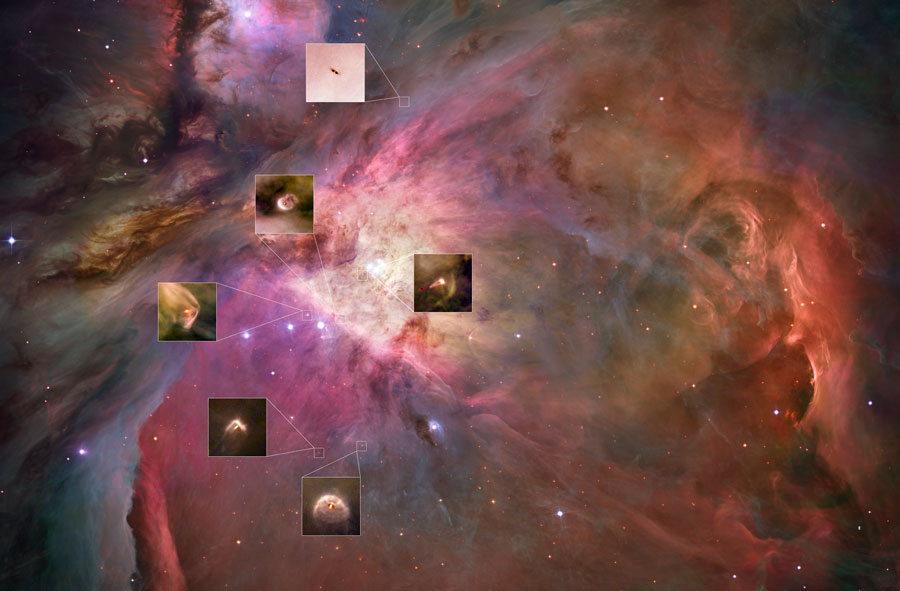Systèmes planétaires en formation dans Orion