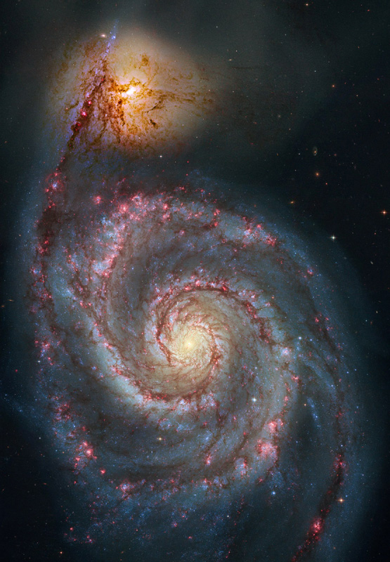 Un nouveau regard sur M51