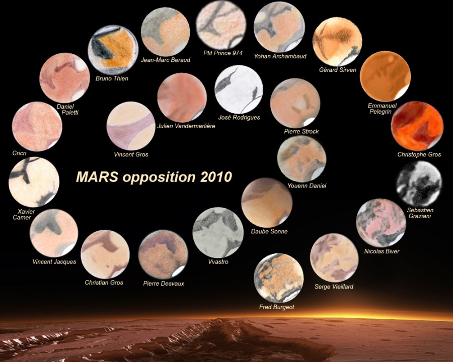 Les visages de Mars