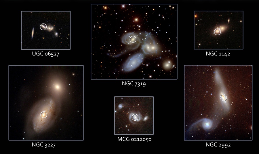 Trous noirs et fusions de galaxies