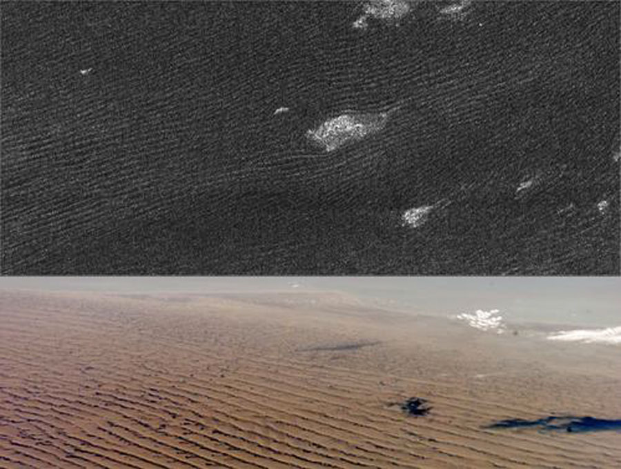 Les étranges dunes de Titan