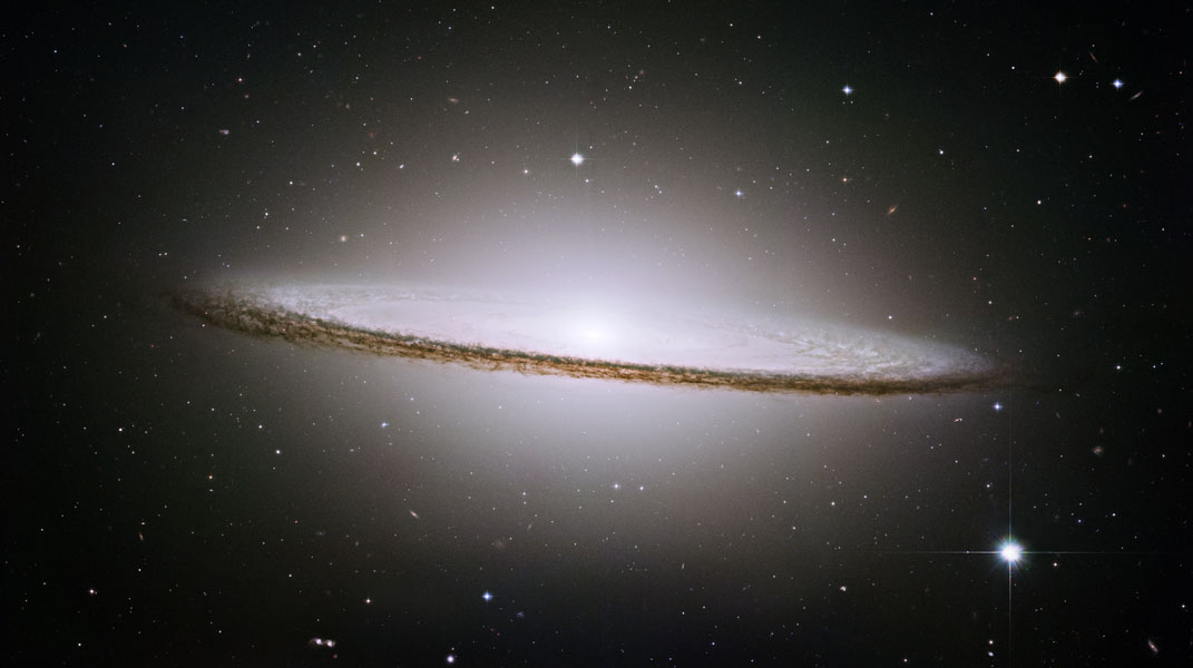 La galaxie du Sombrero vue par Hubble