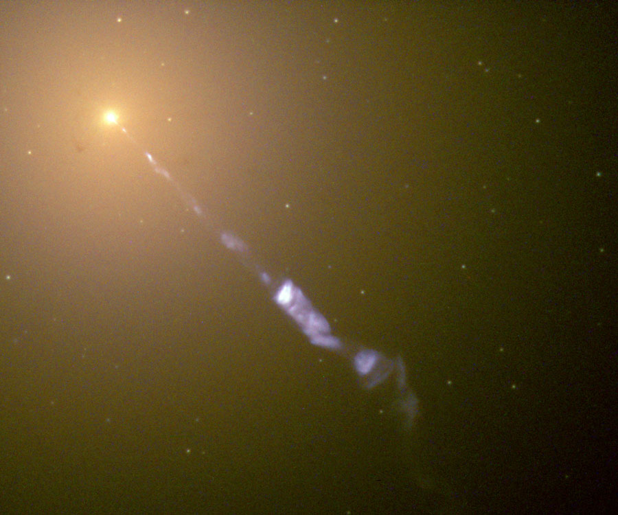 Le jet de la galaxie M87