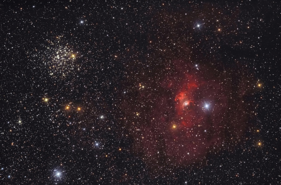 M52 et la Bulle