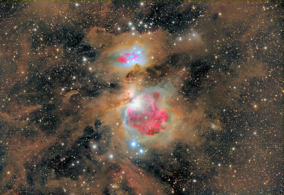 La poussière de la nébuleuse d\'Orion