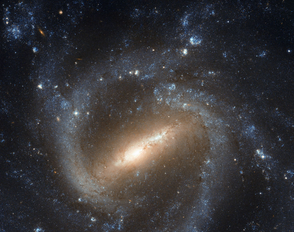 La galaxie spirale barrée NGC 1073
