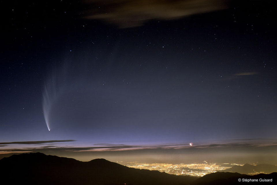 Comète au-dessus du Chili