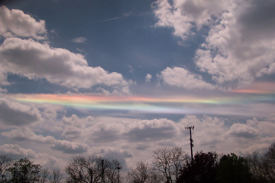 Un nuage iridescent sur l\'Ohio