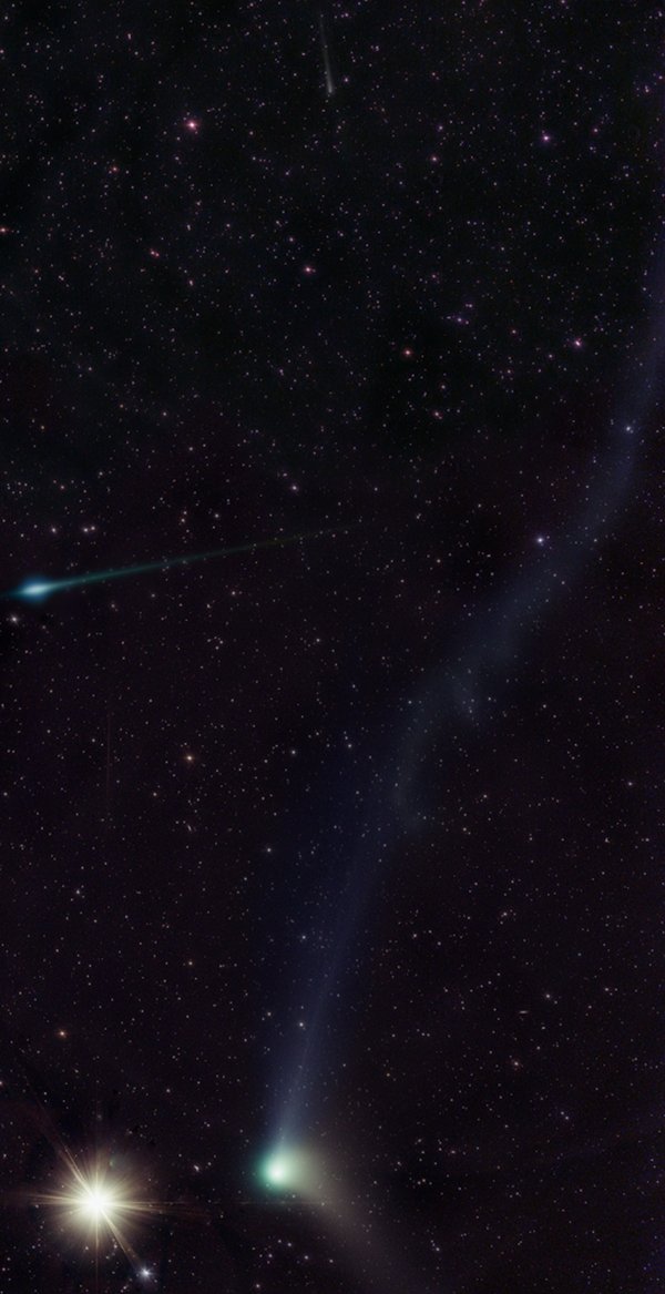 Comètes, étoiles et météore