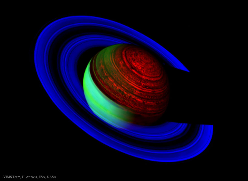 Saturne au Néon