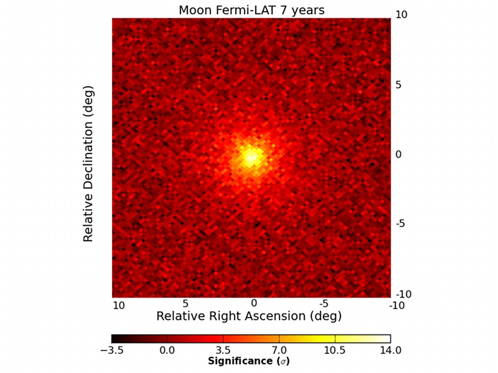 La Lune gamma de Fermi