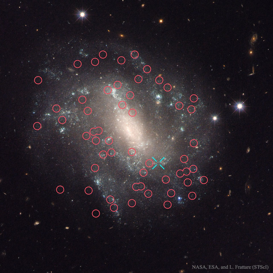 Supernova et céphéides d\'UGC 9391