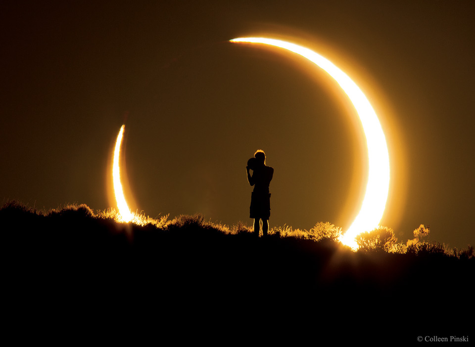 Eclipse annulaire au-dessus du Nouveau-Mexique